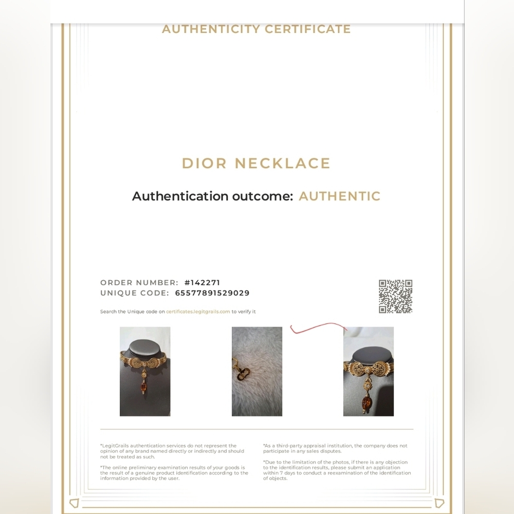 Dior Choker Necklace - Picture 5 of 11